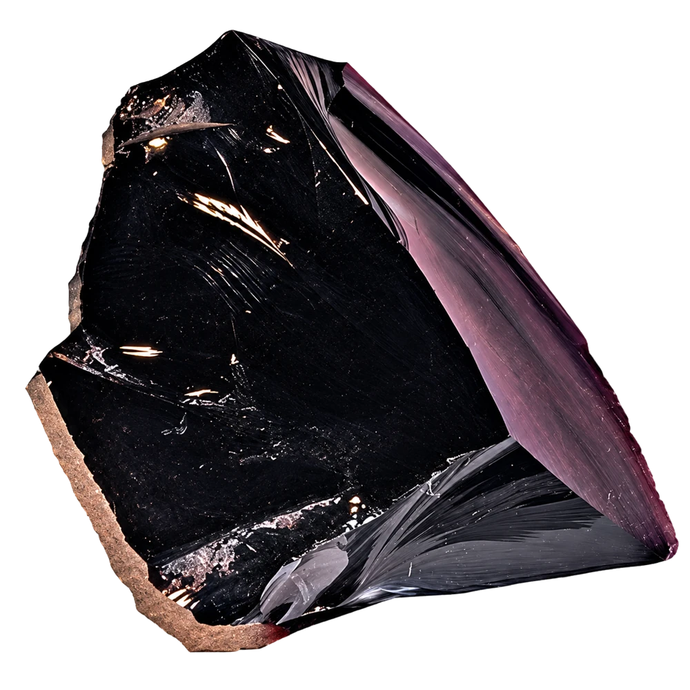The dark, glossy stone shown in the SABAG identity document